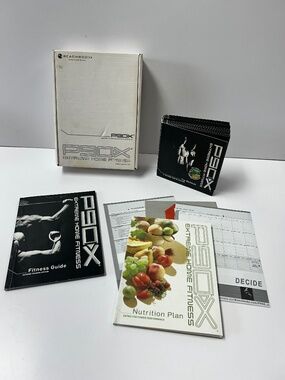 P90X Extreme Extreme Home Fitness Beachbody 12 DVD Set Fitness Nutrition Guide